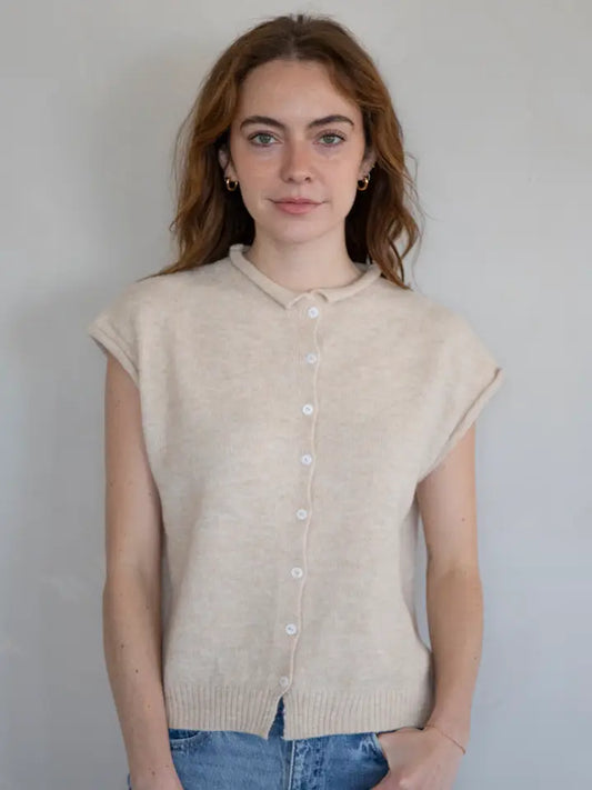 True Tides Cardigan Natural