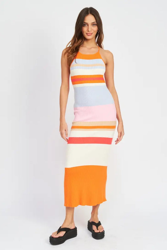 August Knit Midi Dress