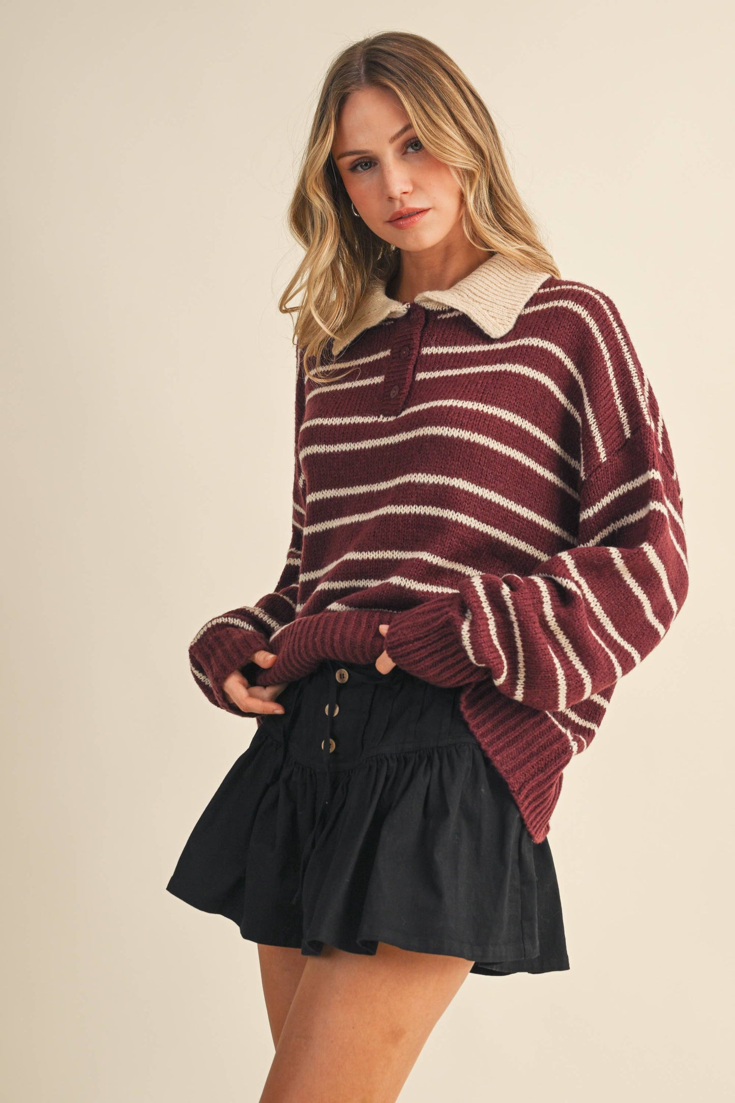 Maggie Polo Sweater