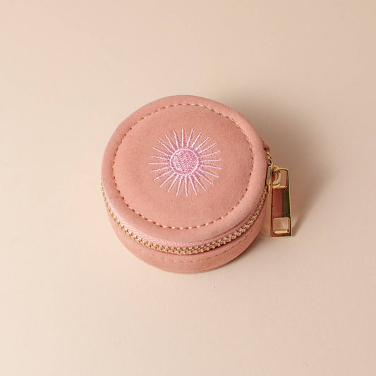Mini Travel Jewlery Case Rose