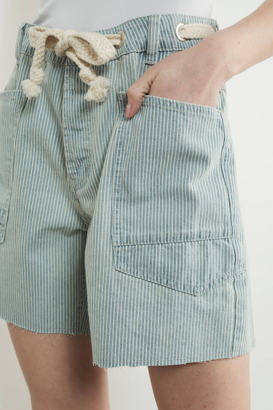 Huntington Shorts Denim Stripe
