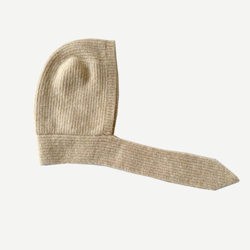 French Knit Hat Oatmeal