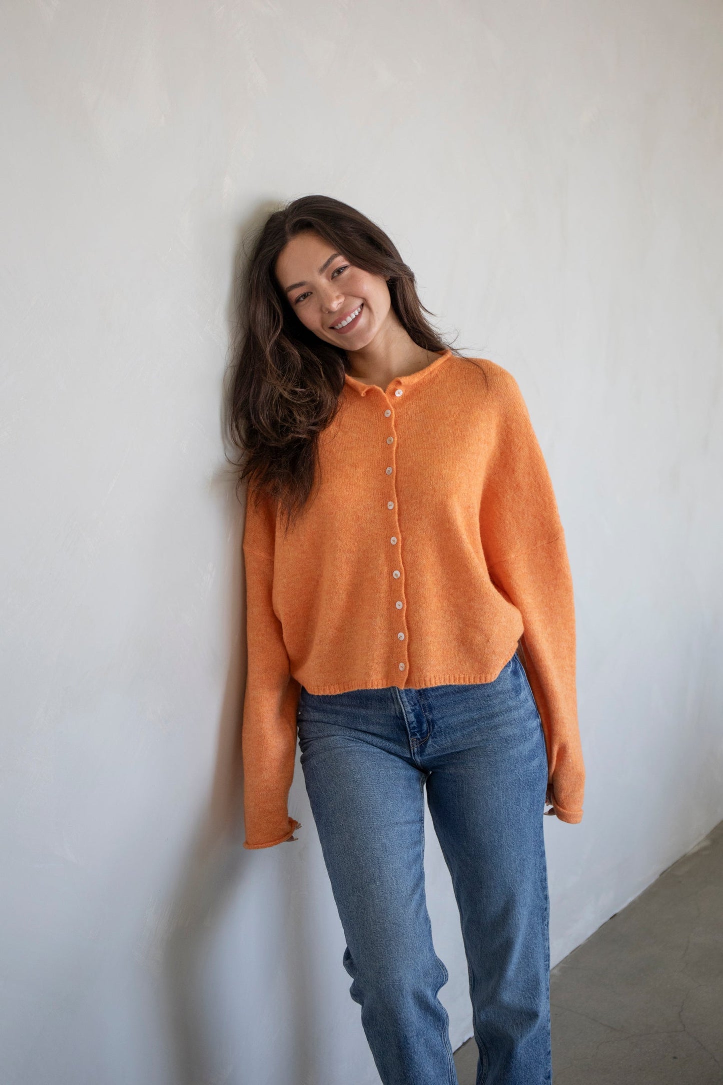 Lainey Cardigan Orange