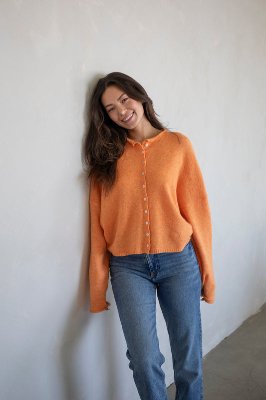 Lainey Cardigan Orange