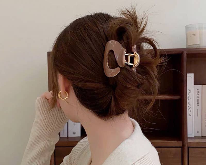 Swirl Mini Claw Clip Asst.