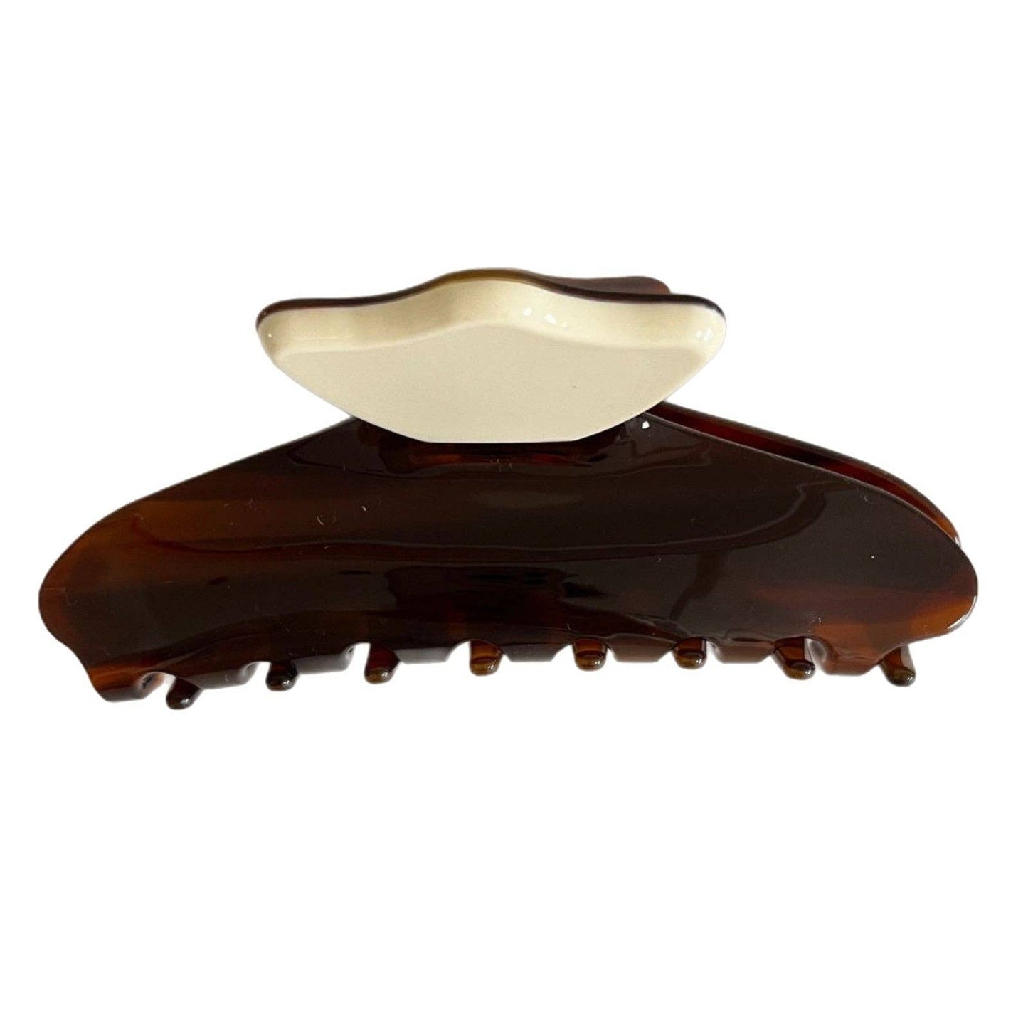 Dipped Shop - Splice Color Block Acetate Hair Claw MK2PPM6W6HCP579: Striped