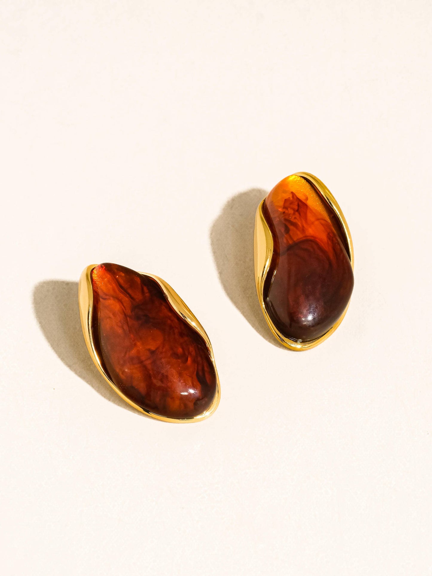 Maelie Earrings Brown