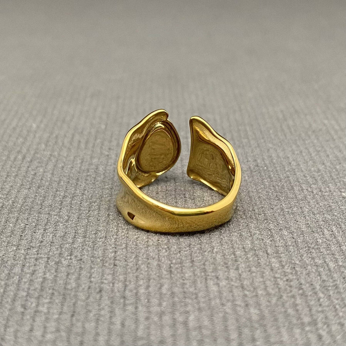 Tiger's Eye Stone inlaid Ring
