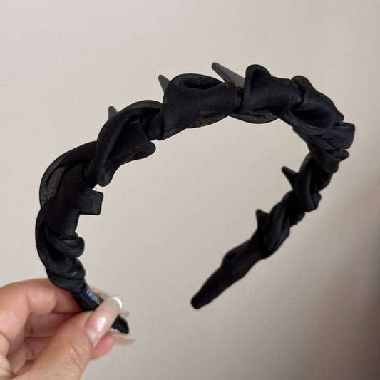 Twist Style Headband Black