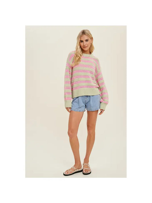 Paige Crochet Sweater
