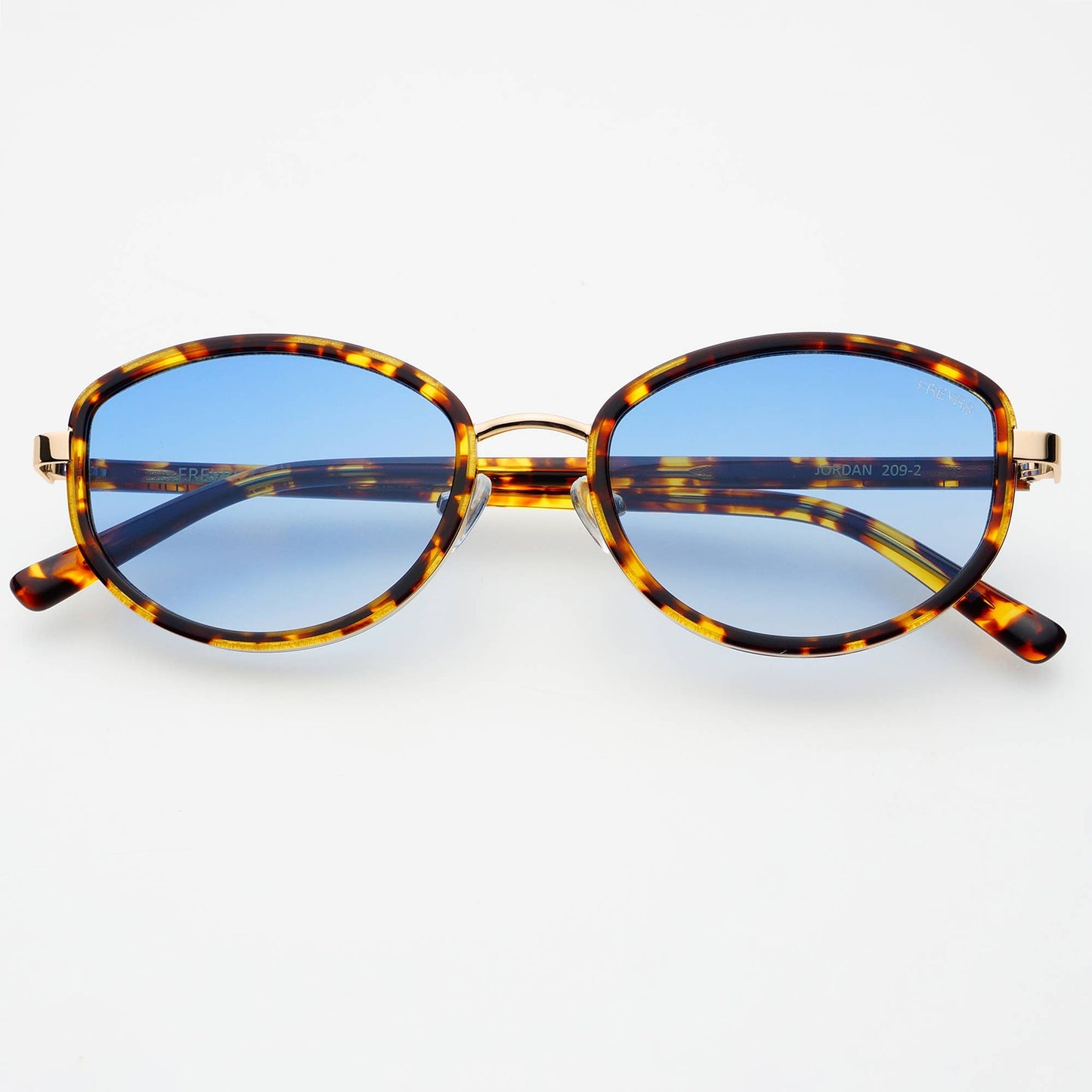Jordan Sunglasses Yellow Tort/ Blue
