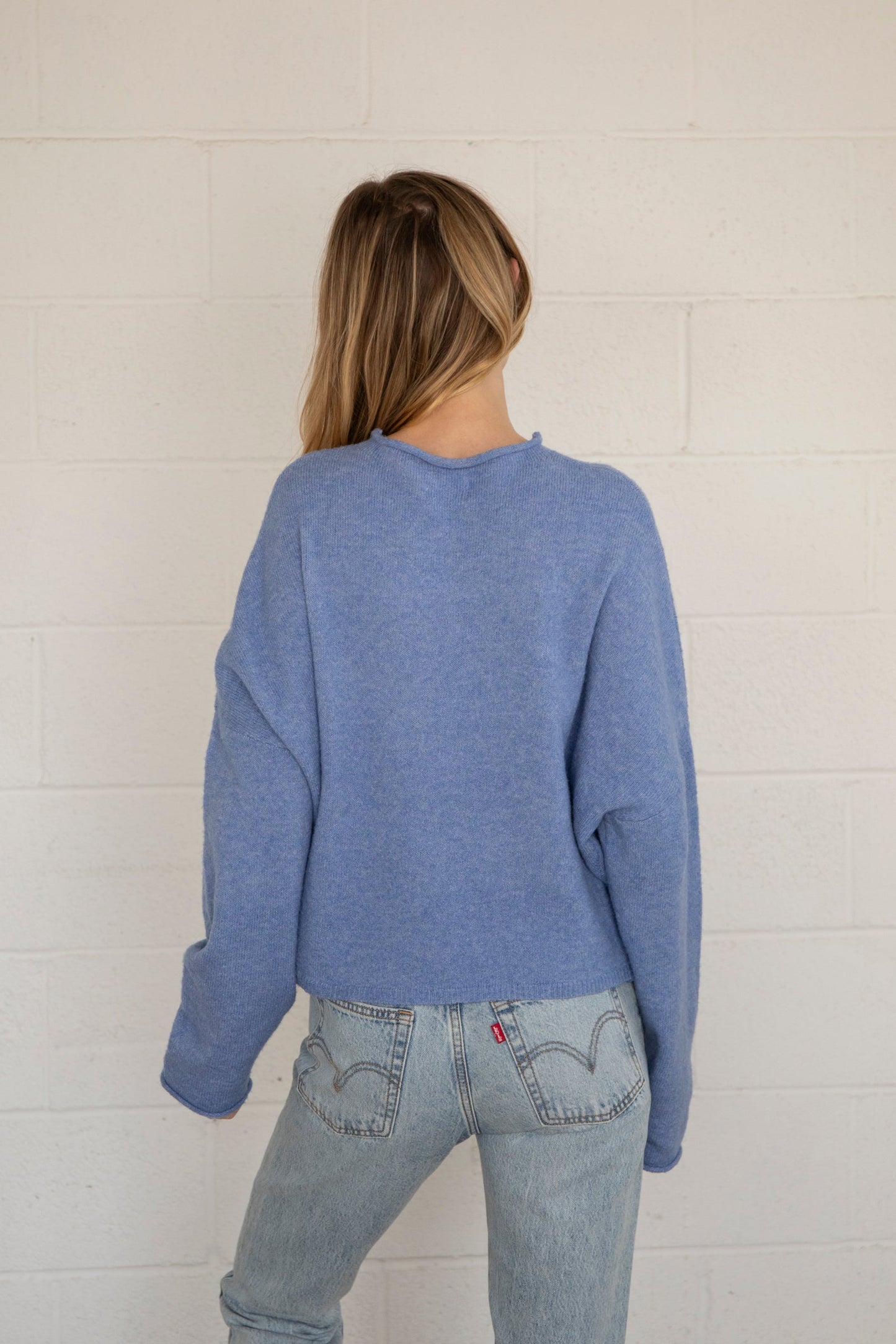 Lainey Cardigan Dusty Blue