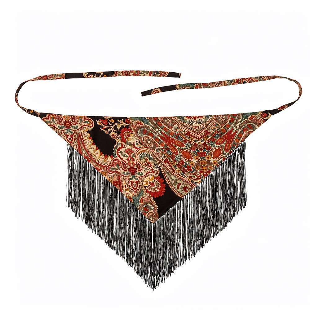 Fringe Scarf Belt