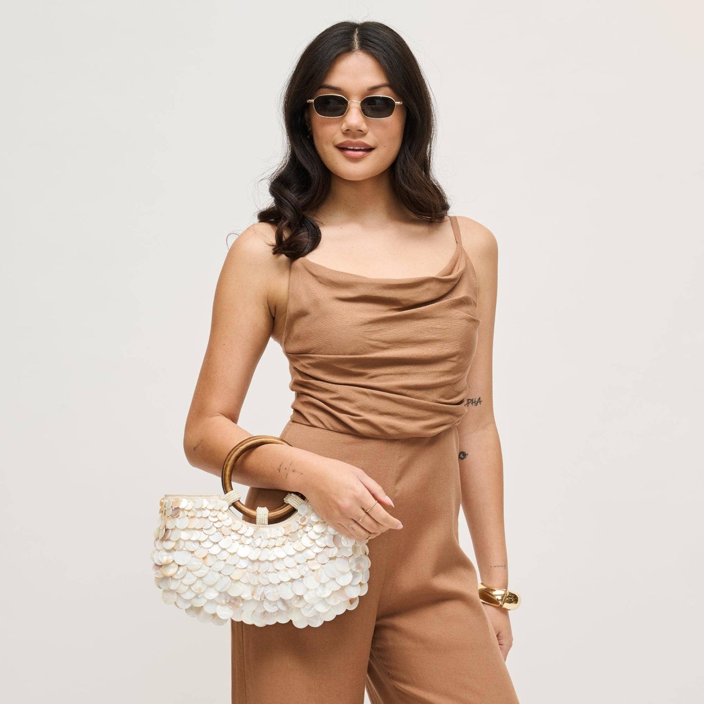Scarlett Shell Bag Ivory