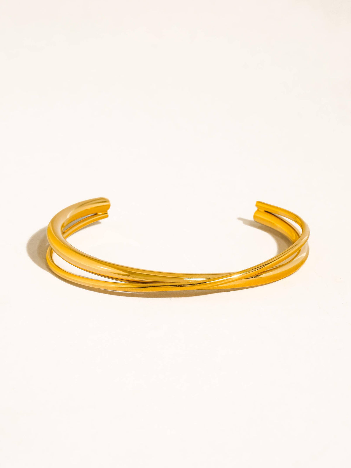 Crossover Cuff Bracelet: Multi-Colored