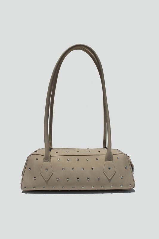 Stacey Studded Bag Ivory