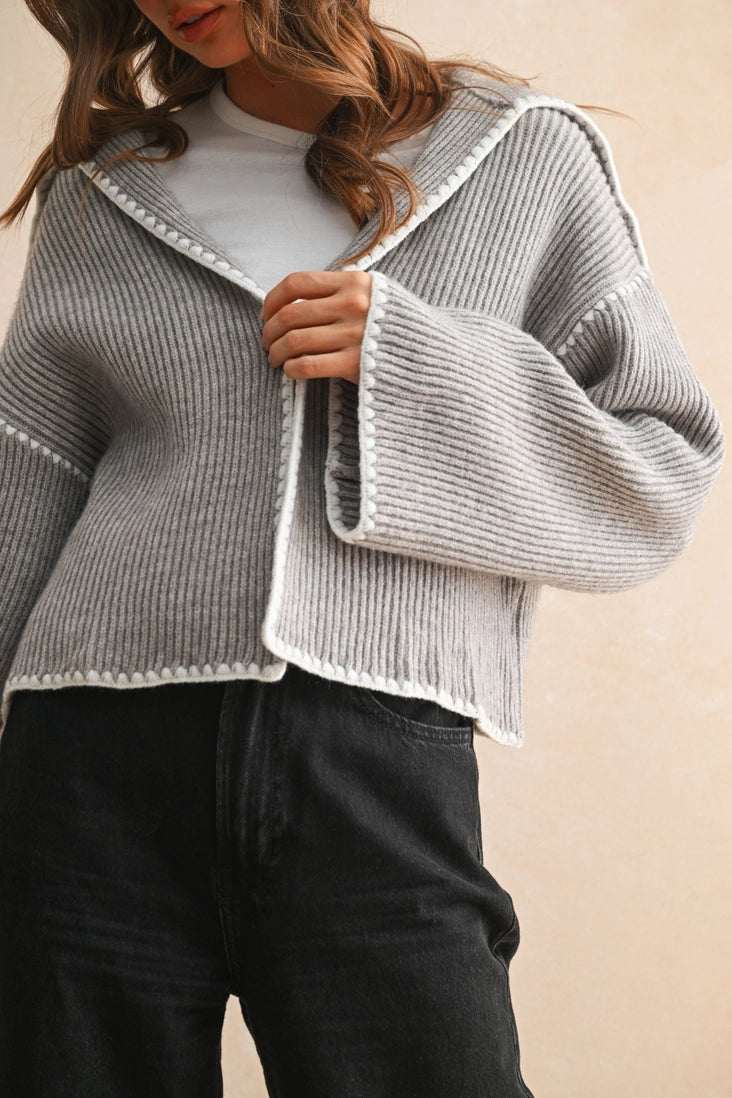 Maura Cardigan Grey