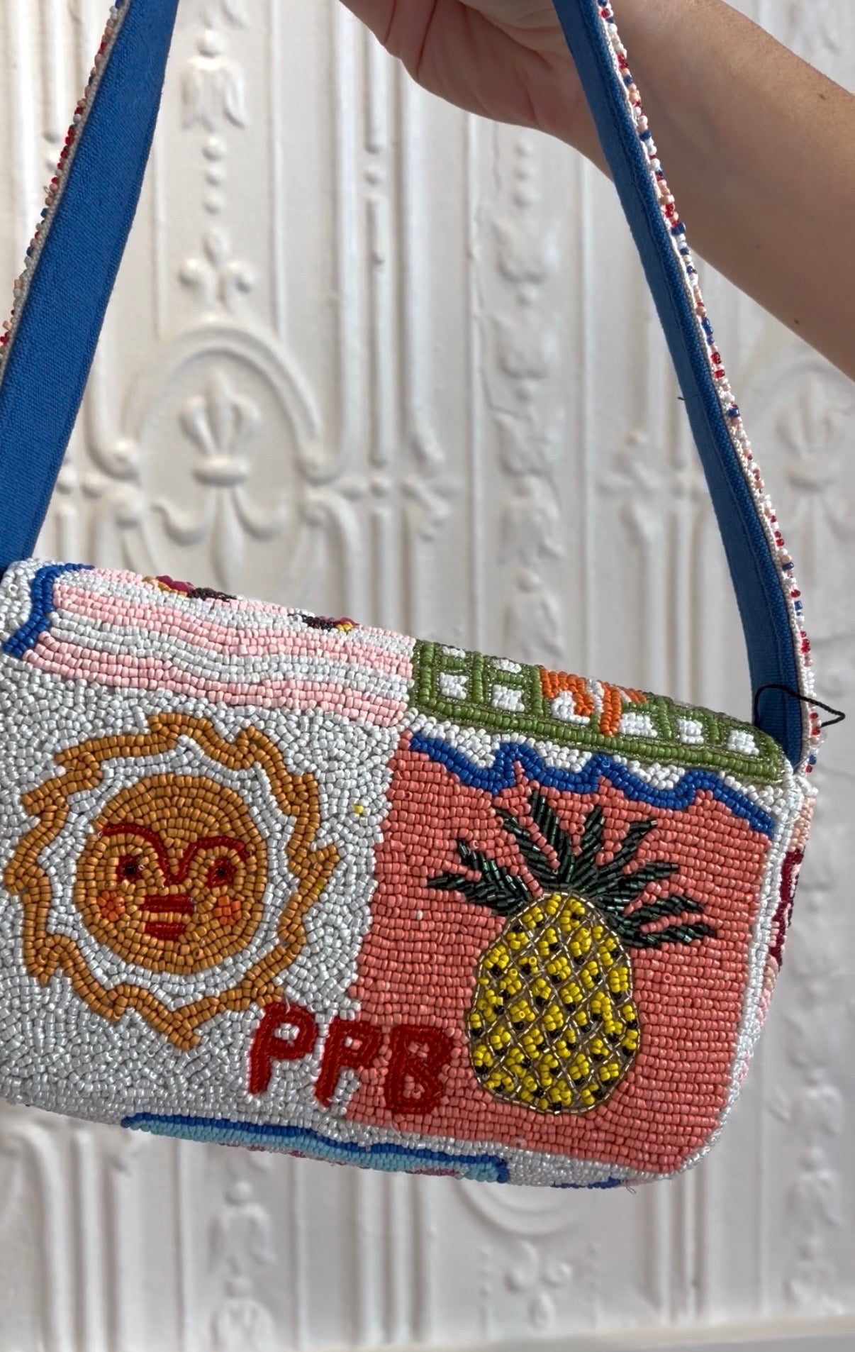Sun & Sea PPB Beaded Bag