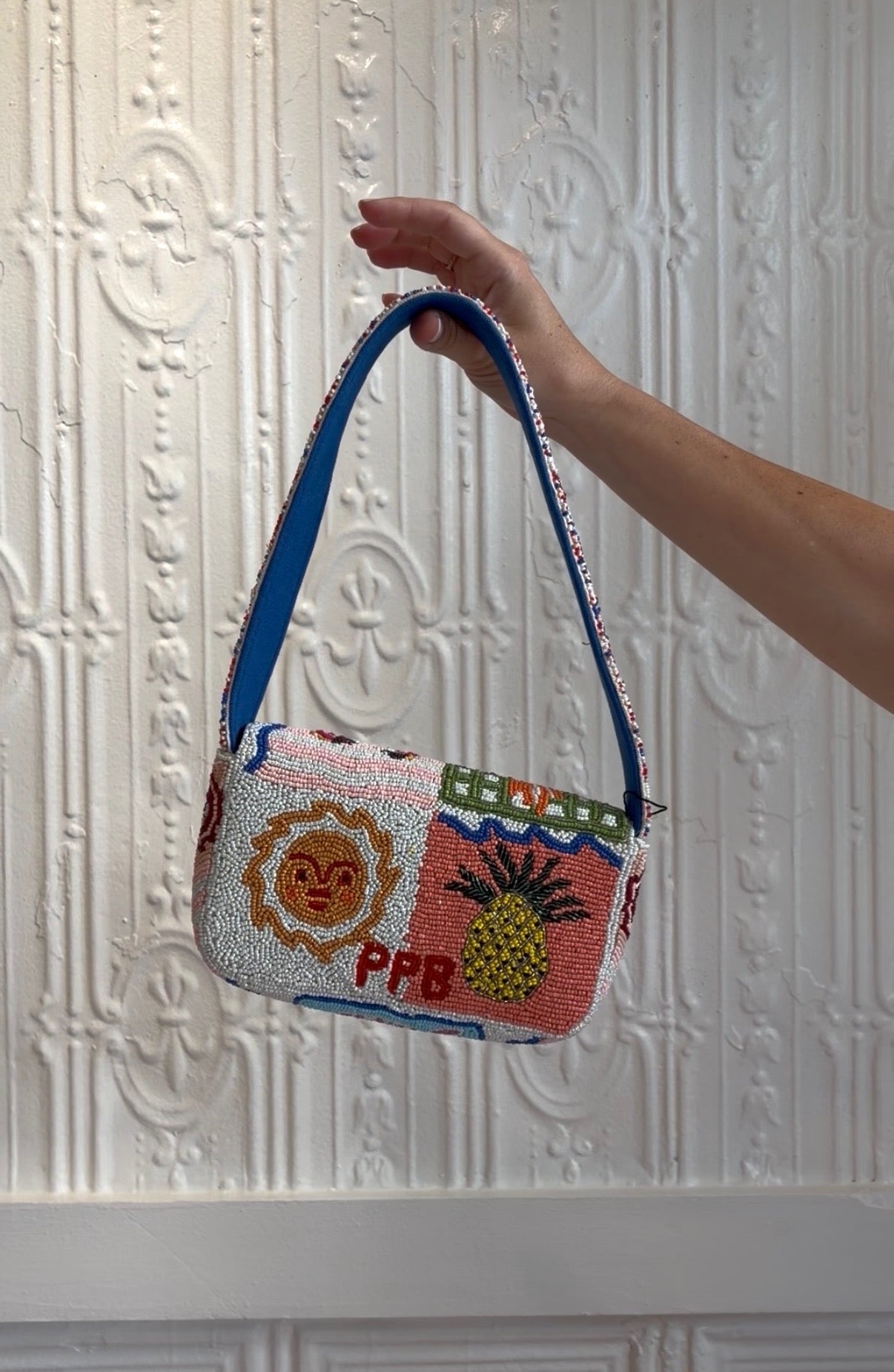 Sun & Sea PPB Beaded Bag