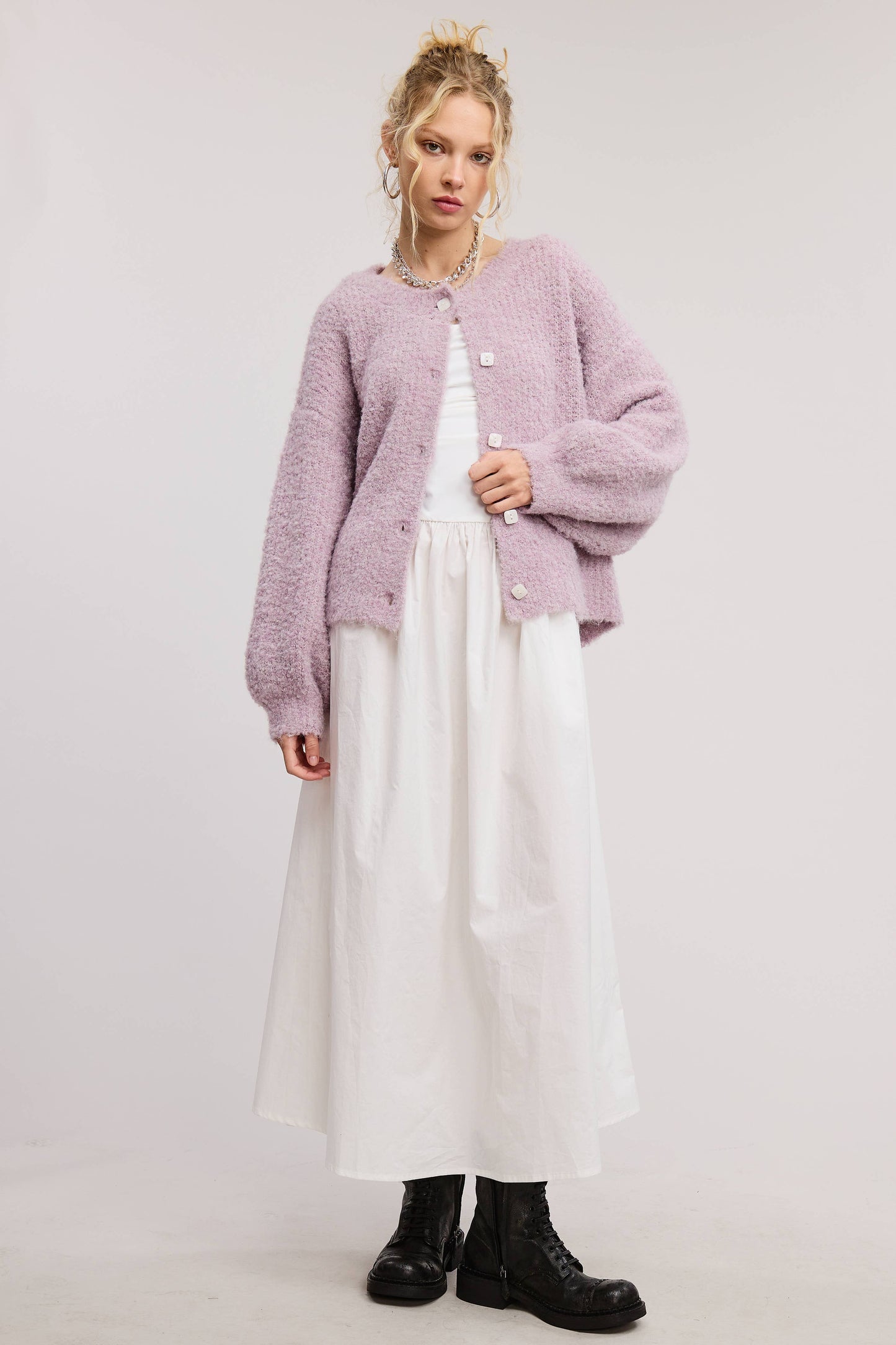 Piper Cardigan Lavender
