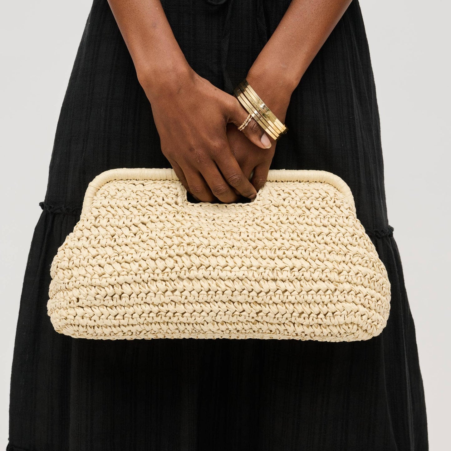 Lani Clutch Ivory