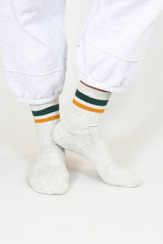 Jouer Ankle Sock: Heather Grey