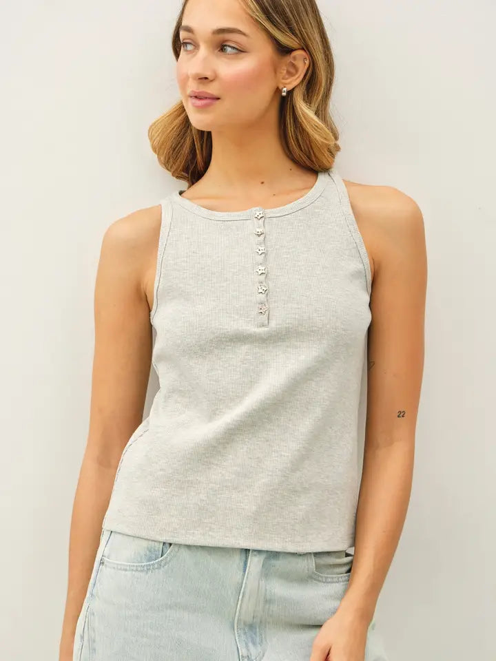 Mal Top Grey