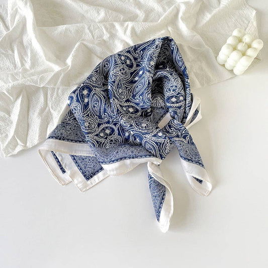 Paisley Scarf Blue