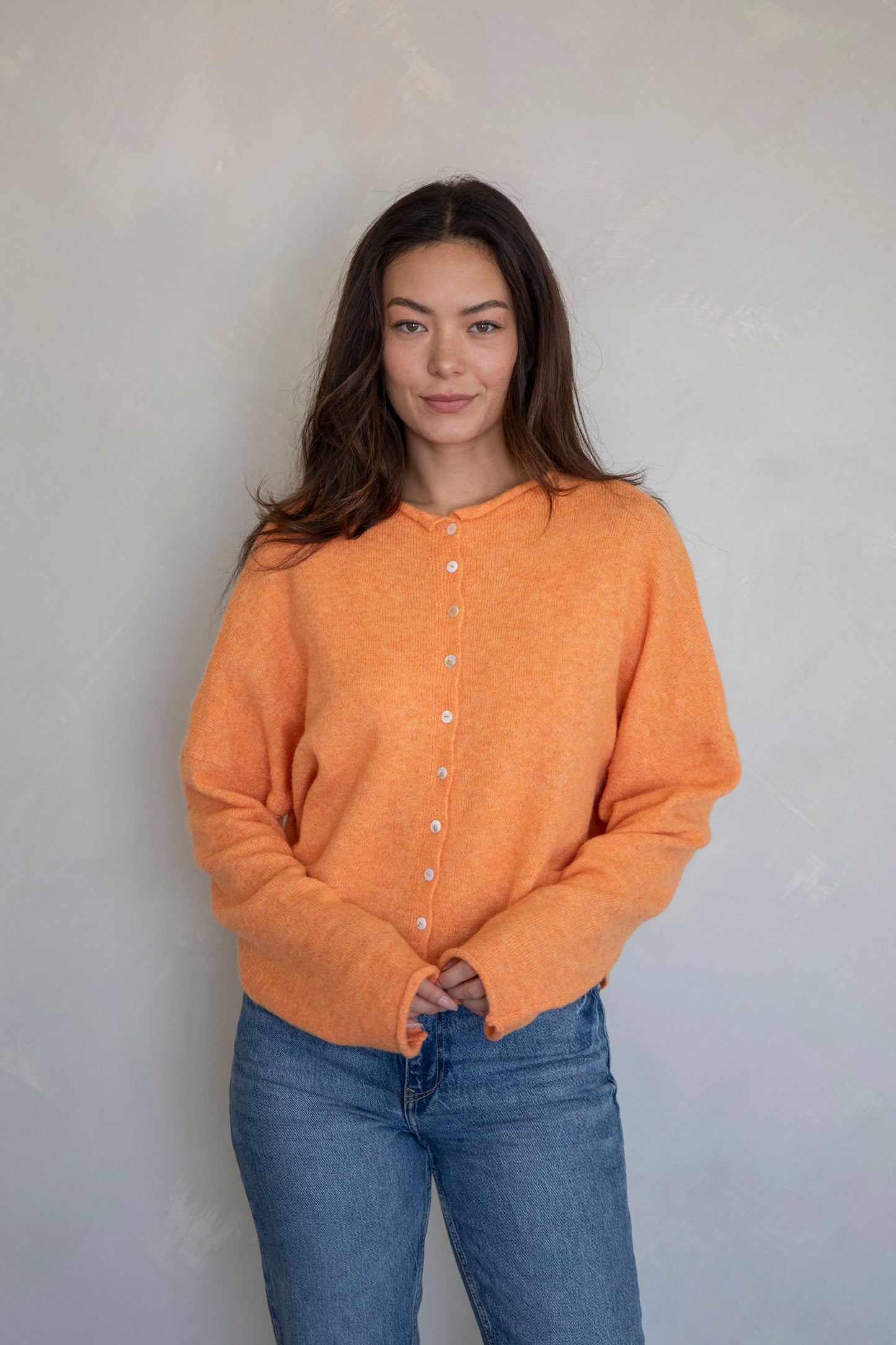 Lainey Cardigan Orange