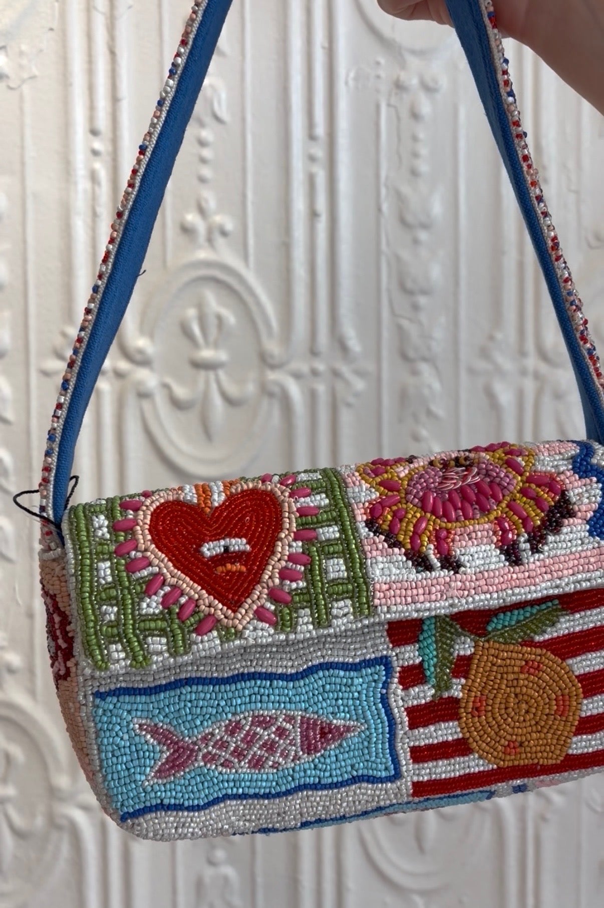 Sun & Sea PPB Beaded Bag