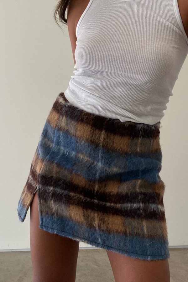 Delia Plaid Mini Skirt