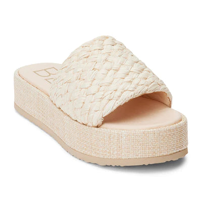 Cairo Platform Sandal Beige