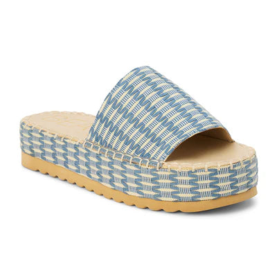 Del Mar Platform Sandal Indigo