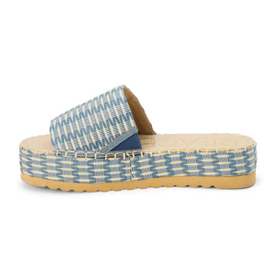 Del Mar Platform Sandal Indigo