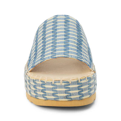 Del Mar Platform Sandal Indigo