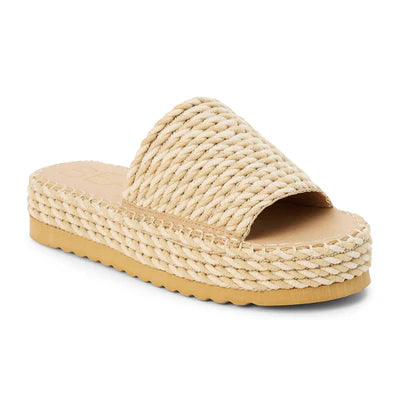 Del Mar Platform Sandal Natural