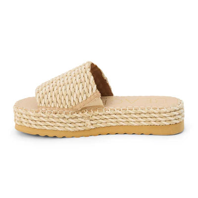 Del Mar Platform Sandal Natural