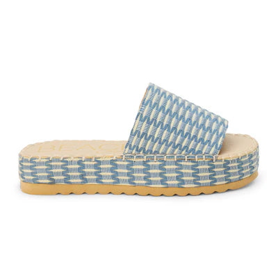 Del Mar Platform Sandal Indigo