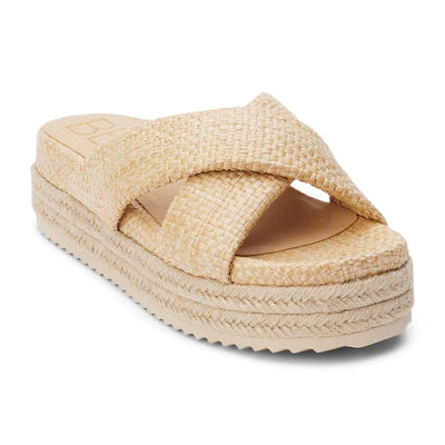 Hali Platform Sandal Natural