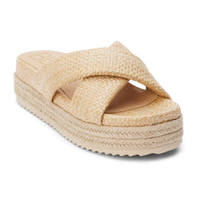 Load image into Gallery viewer, Hali Platform Sandal Natural
