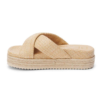 Hali Platform Sandal Natural