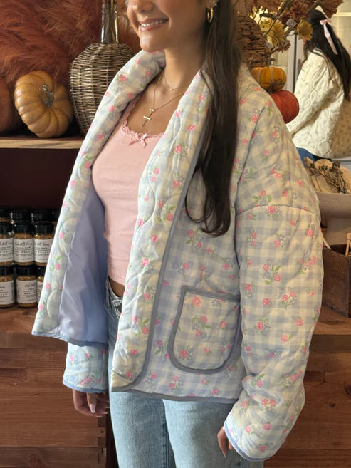 Cotton Candy Quilted Jacket