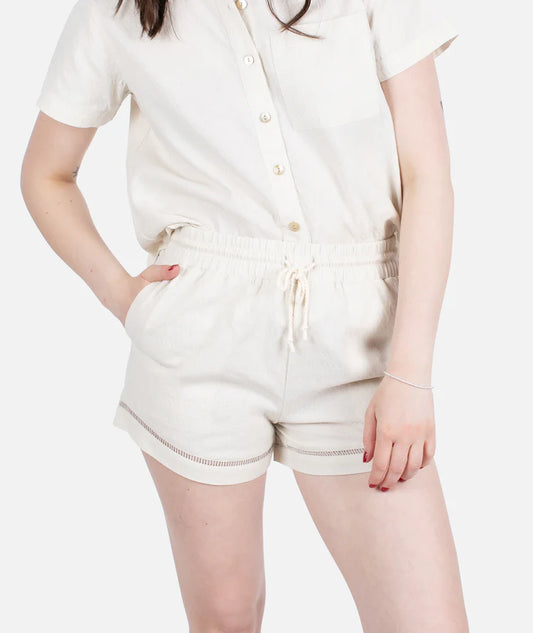Jacquard Dune Short Cream