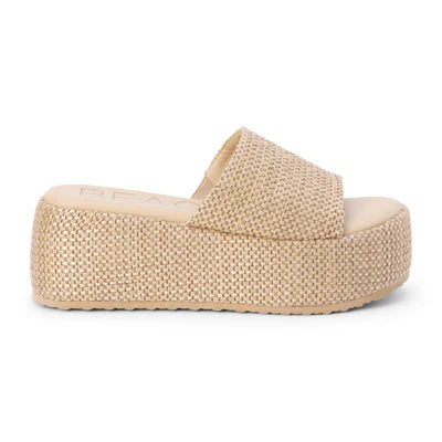 Pismo Platform Sandal Tan