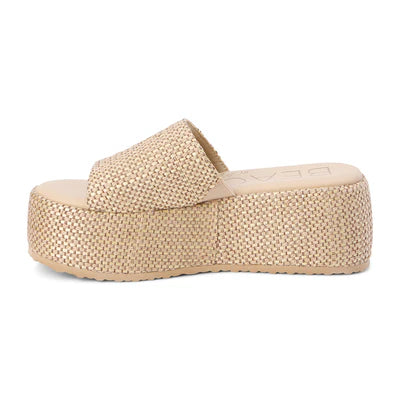 Pismo Platform Sandal Tan