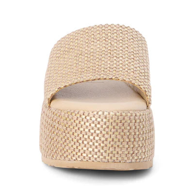 Pismo Platform Sandal Tan