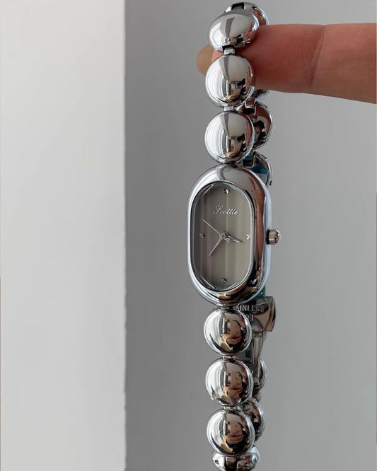 Bubble Watch Silver
