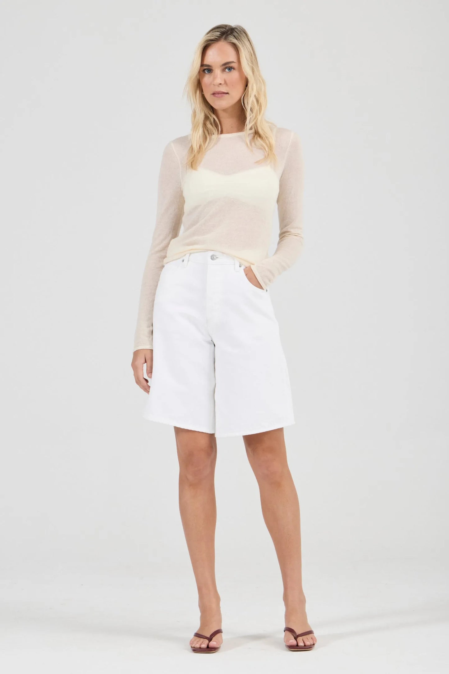 Charlotte Short Vint. White