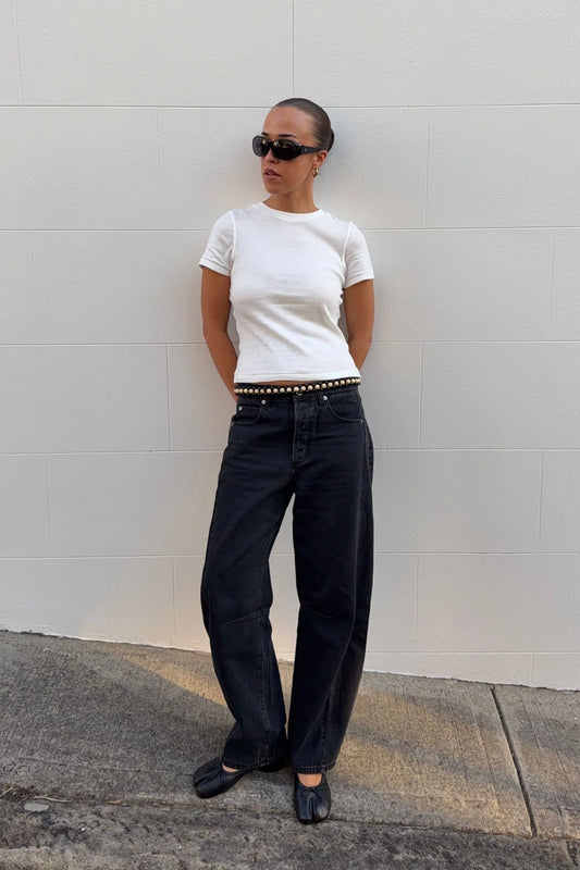 Arc Barrel Jean Mercer Black