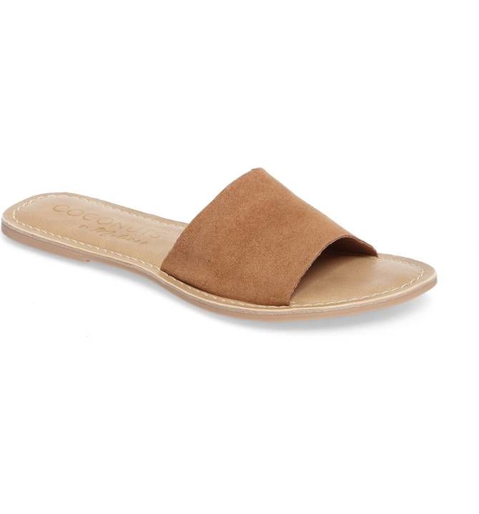 Cabana Suede Sandal Tan